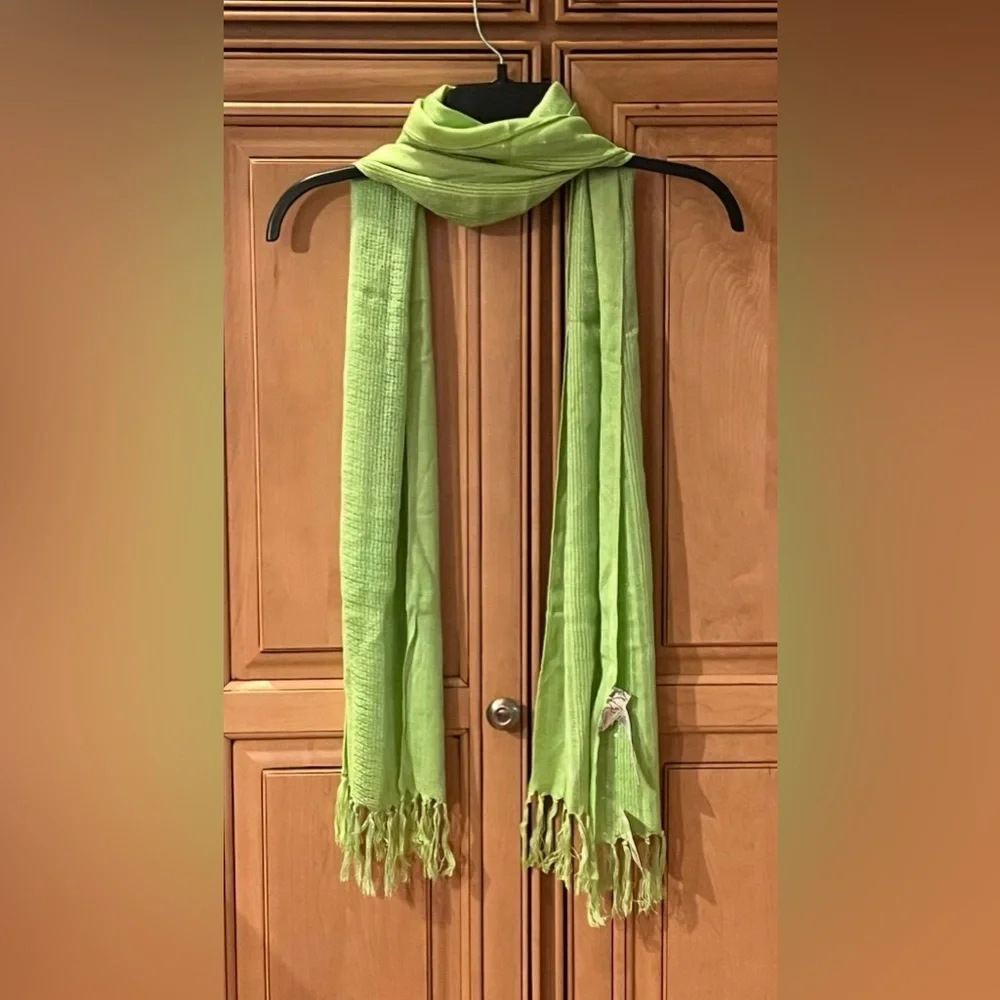 NWT Free People Sequin Shimmer Fringe Scarf